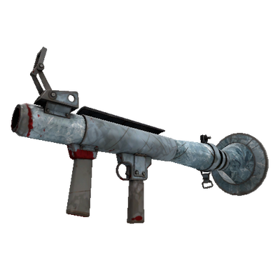 Unusual Glacial Glazed Rocket Launcher (Battle Scarred)