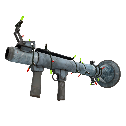 Festivized Glacial Glazed Rocket Launcher (Well-Worn)