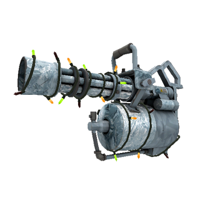 Unusual Festivized Professional Killstreak Glacial Glazed Minigun (Minimal Wear)