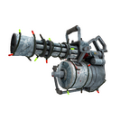 Unusual Festivized Specialized Killstreak Glacial Glazed Minigun (Well-Worn)