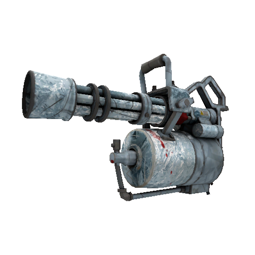 Glacial Glazed Minigun (Well-Worn)