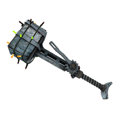 Strange Festivized Professional Killstreak Glacial Glazed Powerjack (Well-Worn)