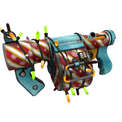 Strange Festivized Killstreak Frosty Delivery Stickybomb Launcher (Field-Tested)