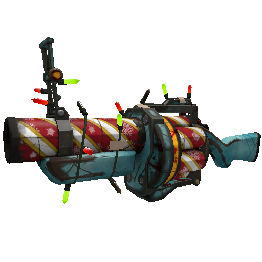 Festivized Frosty Delivery Grenade Launcher (Battle Scarred)