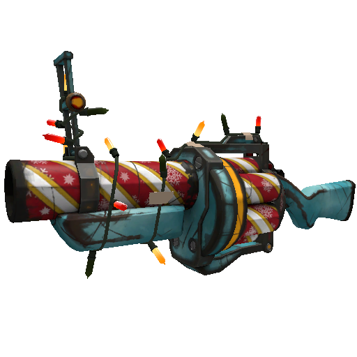 Strange Festivized Specialized Killstreak Frosty Delivery Grenade Launcher (Well-Worn)