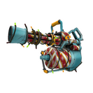 Unusual Festivized Professional Killstreak Frosty Delivery Minigun (Field-Tested)