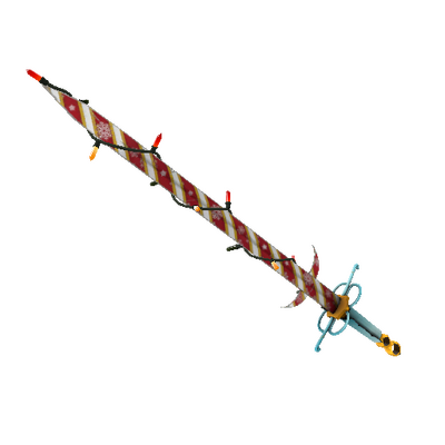 Strange Festivized Specialized Killstreak Frosty Delivery Claidheamh Mòr (Minimal Wear)