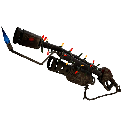 Festivized Necromanced Flame Thrower (Well-Worn)
