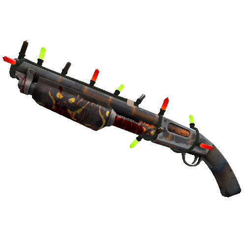 Festivized Specialized Killstreak Kiln and Conquer Shotgun (Battle Scarred)