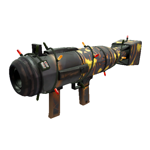 Strange Festivized Professional Killstreak Kiln and Conquer Air Strike (Well-Worn)