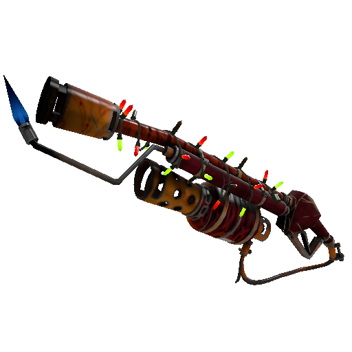 Strange Festivized Killstreak Polter-Guised Flame Thrower (Field-Tested)