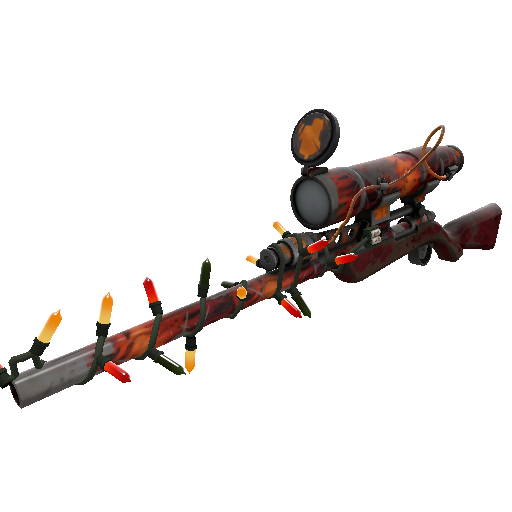 Strange Festivized Specialized Killstreak Polter-Guised Sniper Rifle (Battle Scarred)