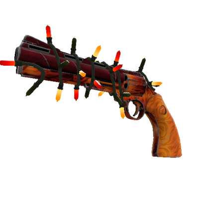Strange Festivized Professional Killstreak Polter-Guised Revolver (Minimal Wear)