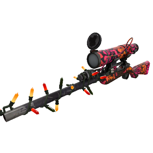 Strange Festivized Party Phantoms Sniper Rifle (Battle Scarred)