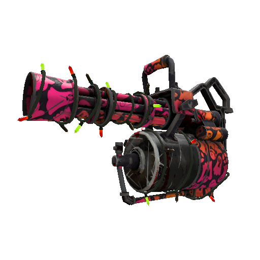 Festivized Party Phantoms Minigun (Battle Scarred)