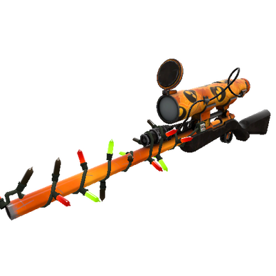 Unusual Festivized Specialized Killstreak Searing Souls Sniper Rifle (Field-Tested)