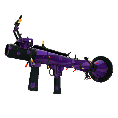 Unusual Festivized Potent Poison Rocket Launcher (Minimal Wear)