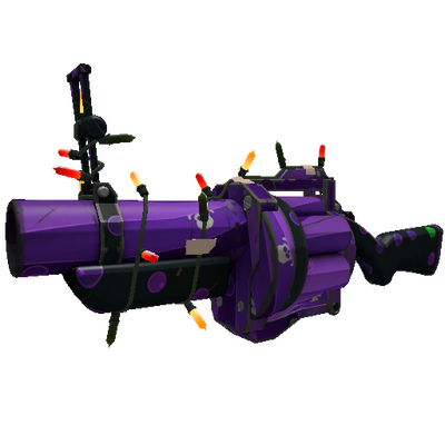 Unusual Festivized Potent Poison Grenade Launcher (Minimal Wear)
