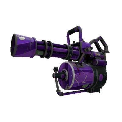 Unusual Specialized Killstreak Potent Poison Minigun (Well-Worn)