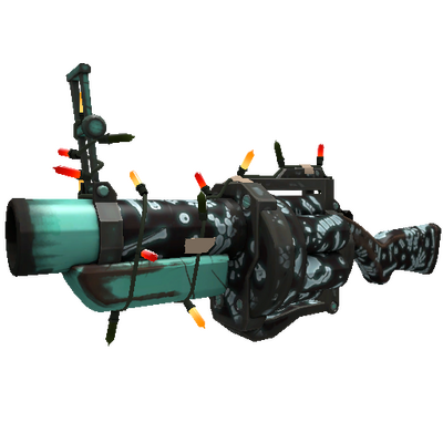 Unusual Festivized Professional Killstreak Broken Bones Grenade Launcher (Field-Tested)