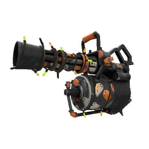 Unusual Festivized Specialized Killstreak Simple Spirits Minigun (Field-Tested)