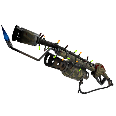 Strange Unusual Festivized Forest Fire Flame Thrower (Field-Tested)