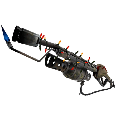 Strange Festivized Forest Fire Flame Thrower (Battle Scarred)