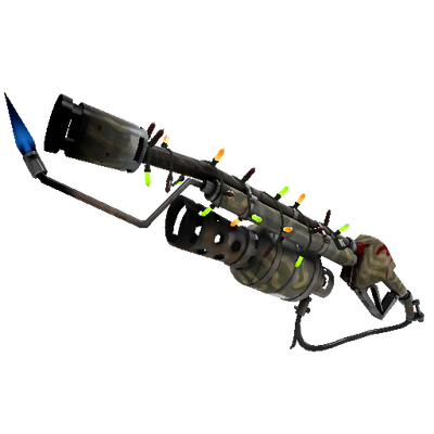 Strange Festivized Forest Fire Flame Thrower (Well-Worn)