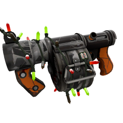 Strange Festivized Sudden Flurry Stickybomb Launcher (Well-Worn)