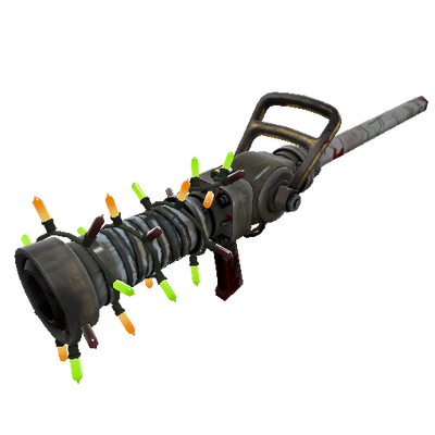 Unusual Festivized Blitzkrieg Medi Gun (Battle Scarred)