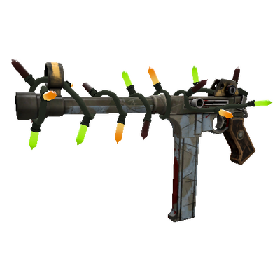 Strange Festivized Blitzkrieg SMG (Battle Scarred)