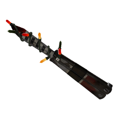 Unusual Festivized Professional Killstreak Airwolf Knife (Battle Scarred)