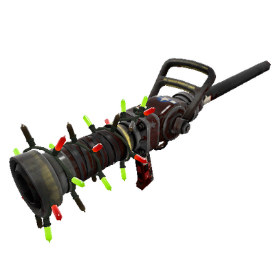 Unusual Festivized Professional Killstreak Corsair Medi Gun (Battle Scarred)