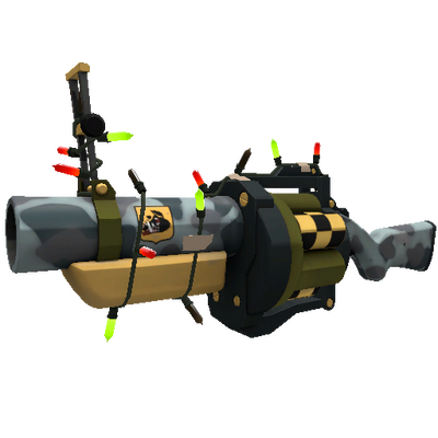 Unusual Festivized Professional Killstreak Butcher Bird Grenade Launcher (Factory New)