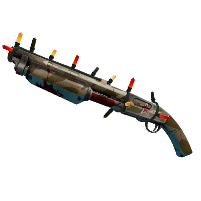 Strange Festivized Red Bear Shotgun (Well-Worn)