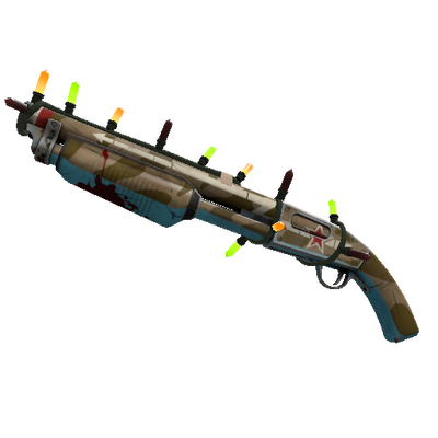 Strange Festivized Killstreak Red Bear Shotgun (Field-Tested)