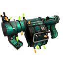 Strange Festive Liquid Asset Stickybomb Launcher (Battle Scarred)