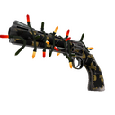 Unusual Festive Professional Killstreak Dead Reckoner Revolver (Well-Worn)