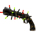 Festive Specialized Killstreak Dead Reckoner Revolver (Battle Scarred)