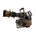 Unusual Festive Professional Killstreak Brick House Minigun (Battle Scarred)