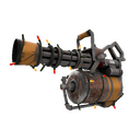 Unusual Festive Specialized Killstreak Brick House Minigun (Well-Worn)