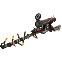 Festive Airwolf Sniper Rifle (Battle Scarred)