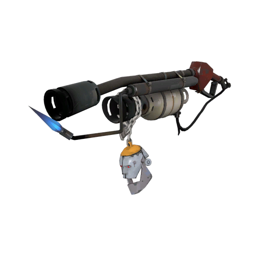 Strange Silver Botkiller Flame Thrower Mk.I