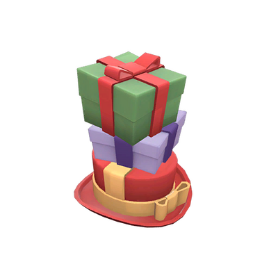 Strange Towering Pile Of Presents