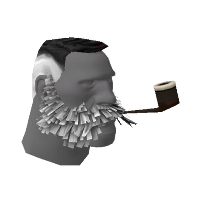 Lord Cockswain's Novelty Mutton Chops and Pipe