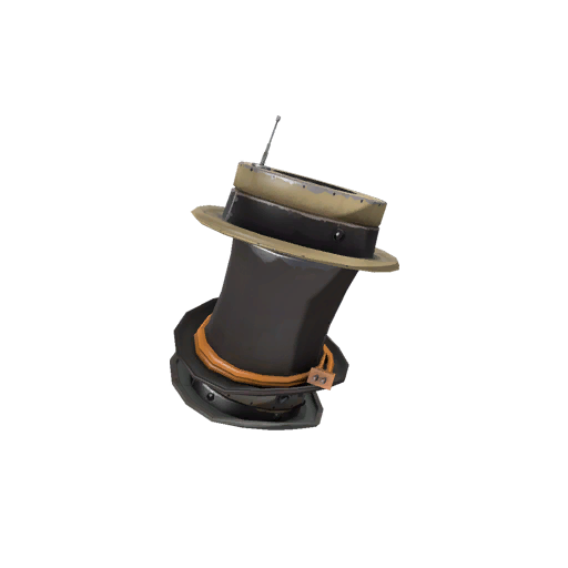 Scorching Flames Towering Titanium Pillar of Hats