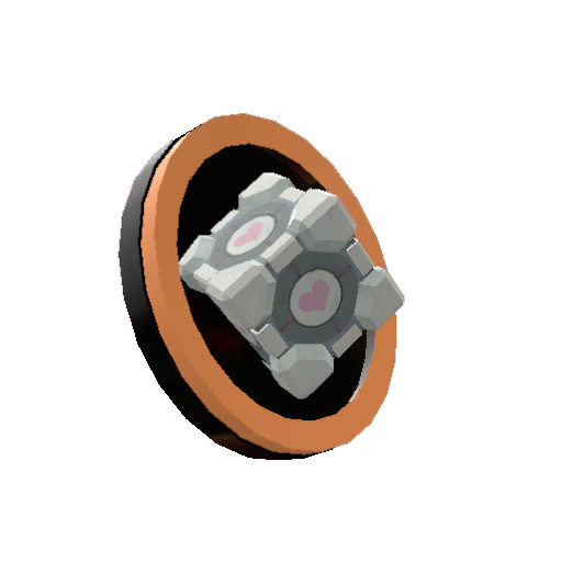 Genuine Companion Cube Pin