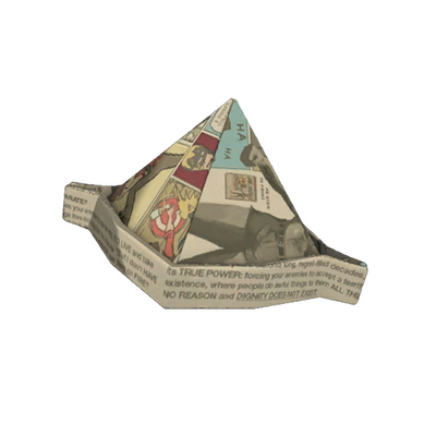 The Manniversary Paper Hat