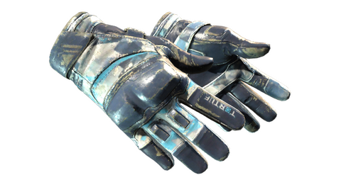 ★ Moto Gloves | Cool Mint (Battle-Scarred)