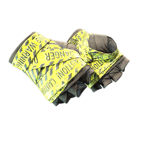 ★ Hand Wraps | CAUTION! (Battle-Scarred)